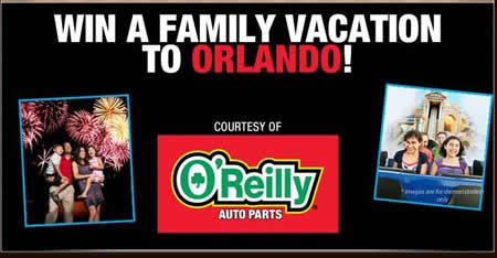 Win a Family Vacation to Orlando Courtesy of O'Reilly Auto Parts